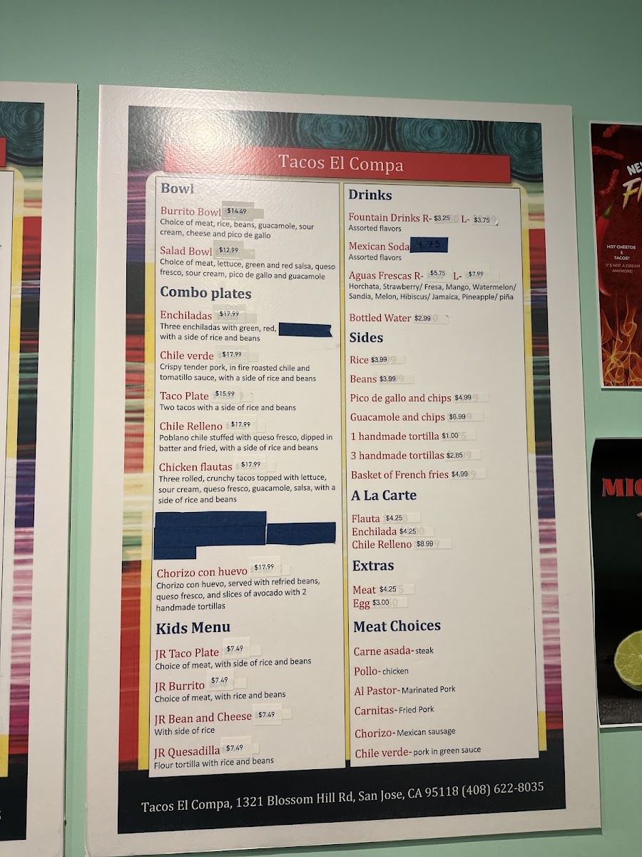 Tacos El Compa Taqueria Menu - Image 6